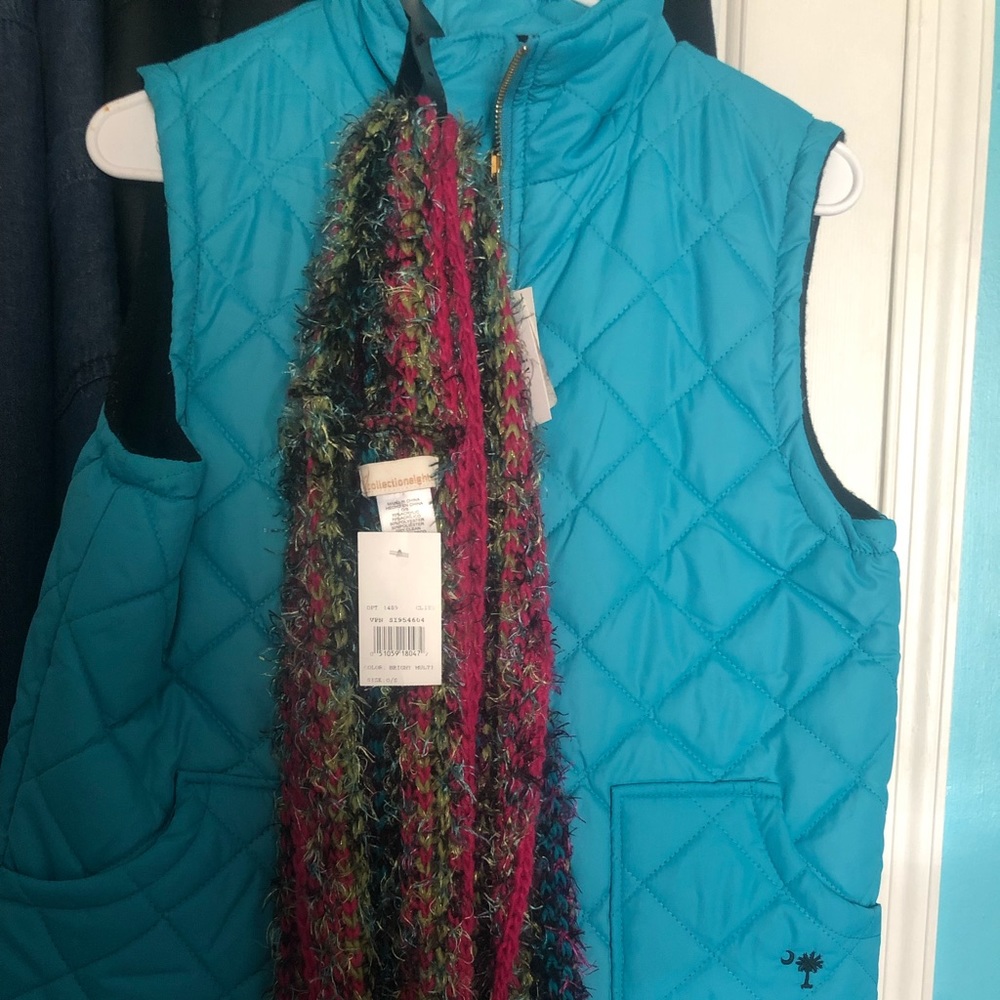 Vest and scarf